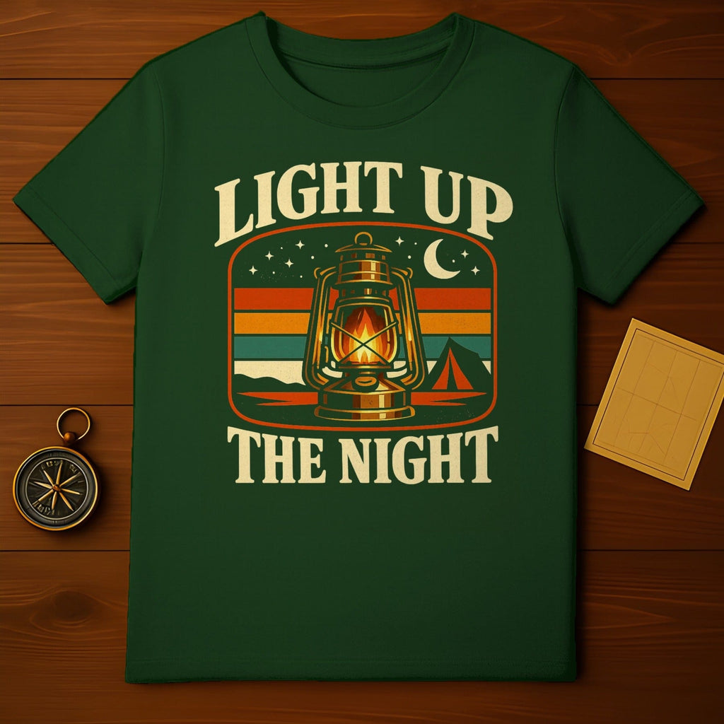 Light Up The Night Camping Lantern Outdoor Adventure t-shirt
Camping
Lantern
Outdoor
Adventure
Night
Stars
Moon
Tent
Wilderness
Explore
Nature
Light Up Night
Retro Design
Vintage Style
Graphic Tee
Camp Life
Forest Scene
Camper
Dark Sky
Evening Vibes