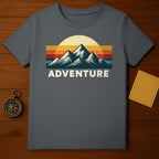 Adventure Mountain Sunset Graphic T-Shirt