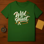 Wild At Heart Graphic Tee T-shirt Camping Outdoor