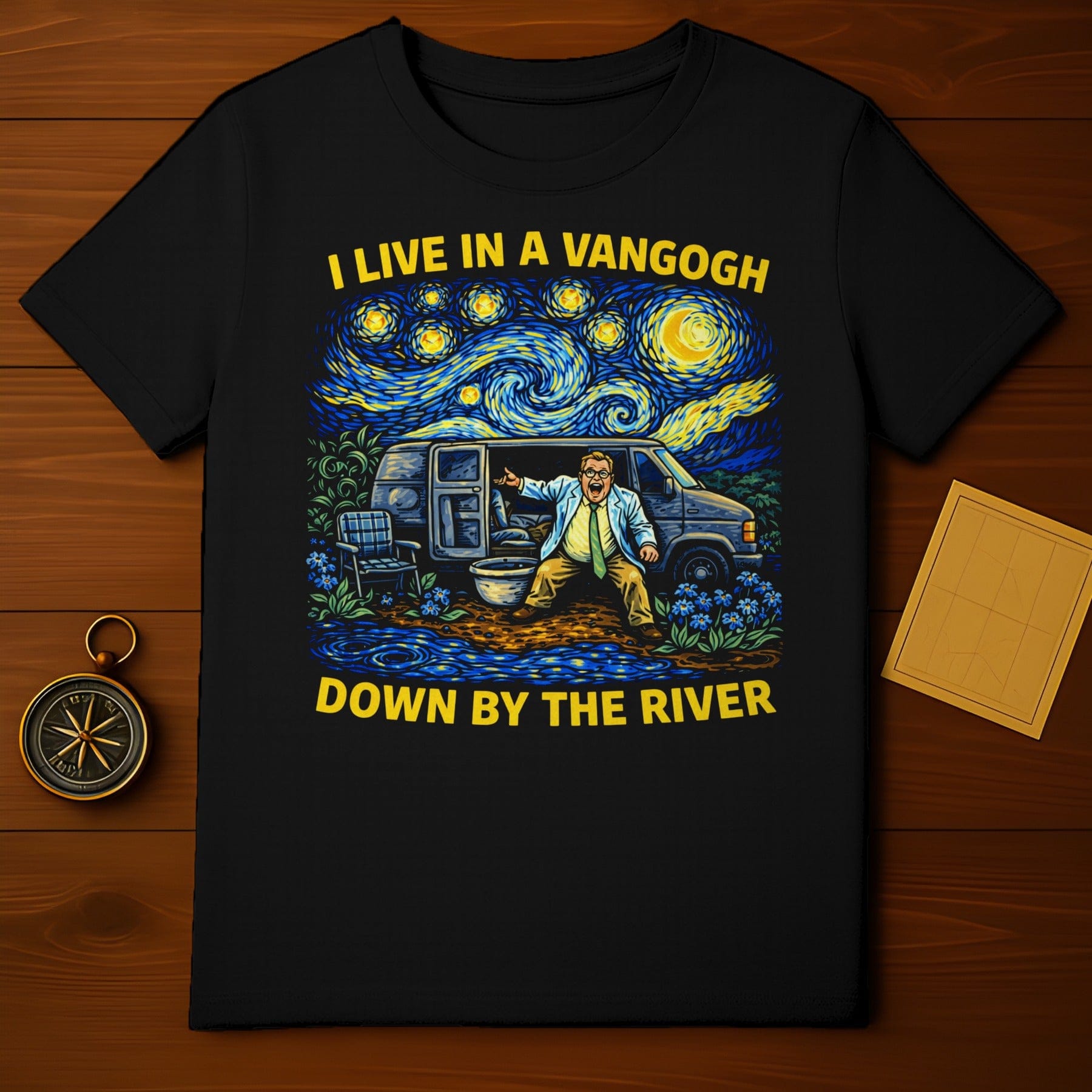 I Live In A Van Gogh Down By The River T-Shirt