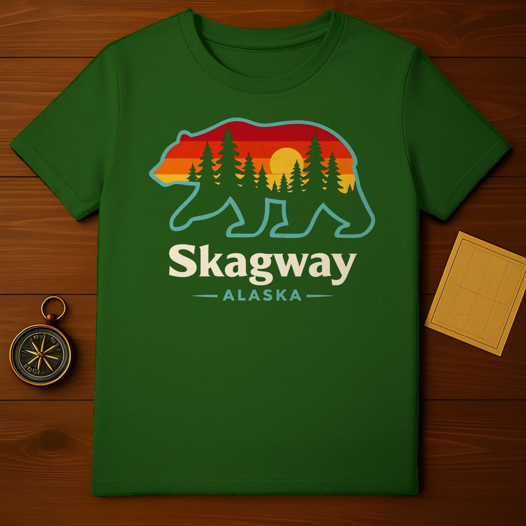 Skagway Alaska Retro Bear Trees Sunset Outdoor Graphic product type
Skagway
Alaska
Bear
Sunset
Trees
Forest
Retro
Vintage
Outdoor
Nature
Graphic
Mountain
Adventure
Travel
National Park
Alaska Bear
Skagway Alaska
Scenic
Wildlife
Landscape
Pacific Northwest