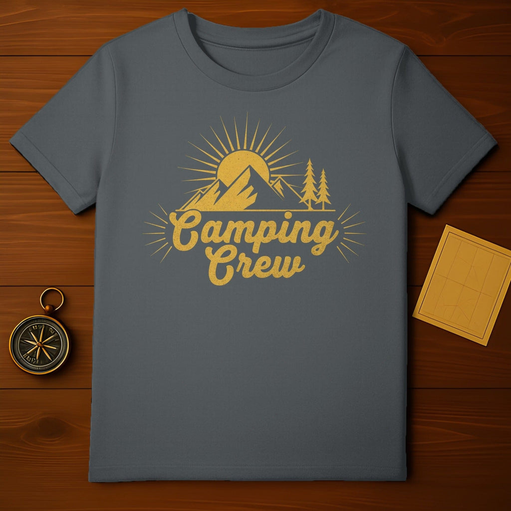 Camping Crew Graphic Outdoor Adventure Shirt