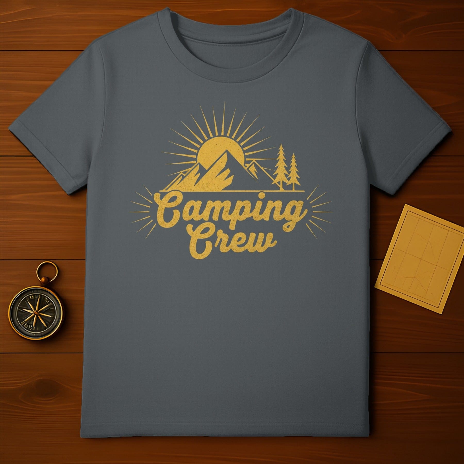 Camping Crew Graphic Outdoor Adventure Shirt