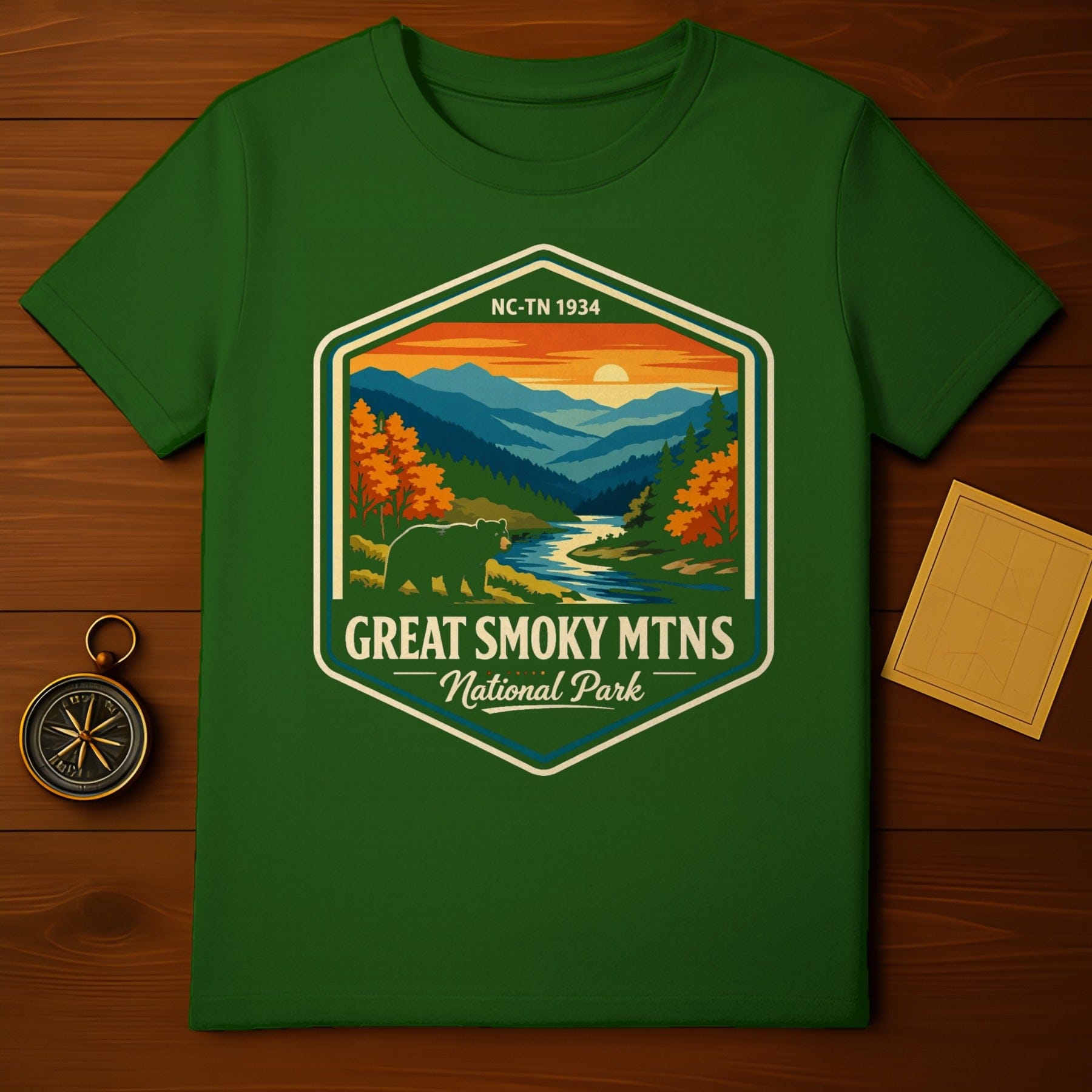 Great Smoky Mountains National Park Bear Scene product type