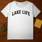 Lake Life Typography Graphic T-Shirt for Outdoor Lovers