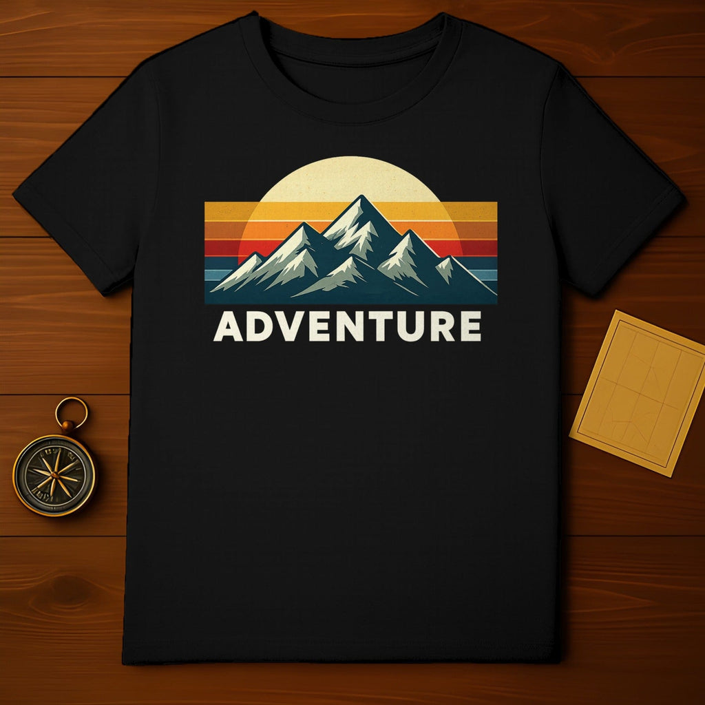Adventure Mountain Graphic Tee Shirt for Outdoor Lovers