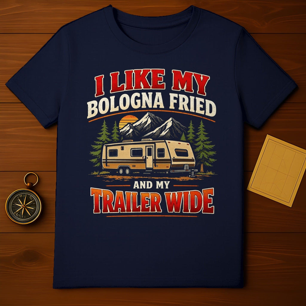 I Like My Bologna Fried and My Trailer Wide T-Shirt