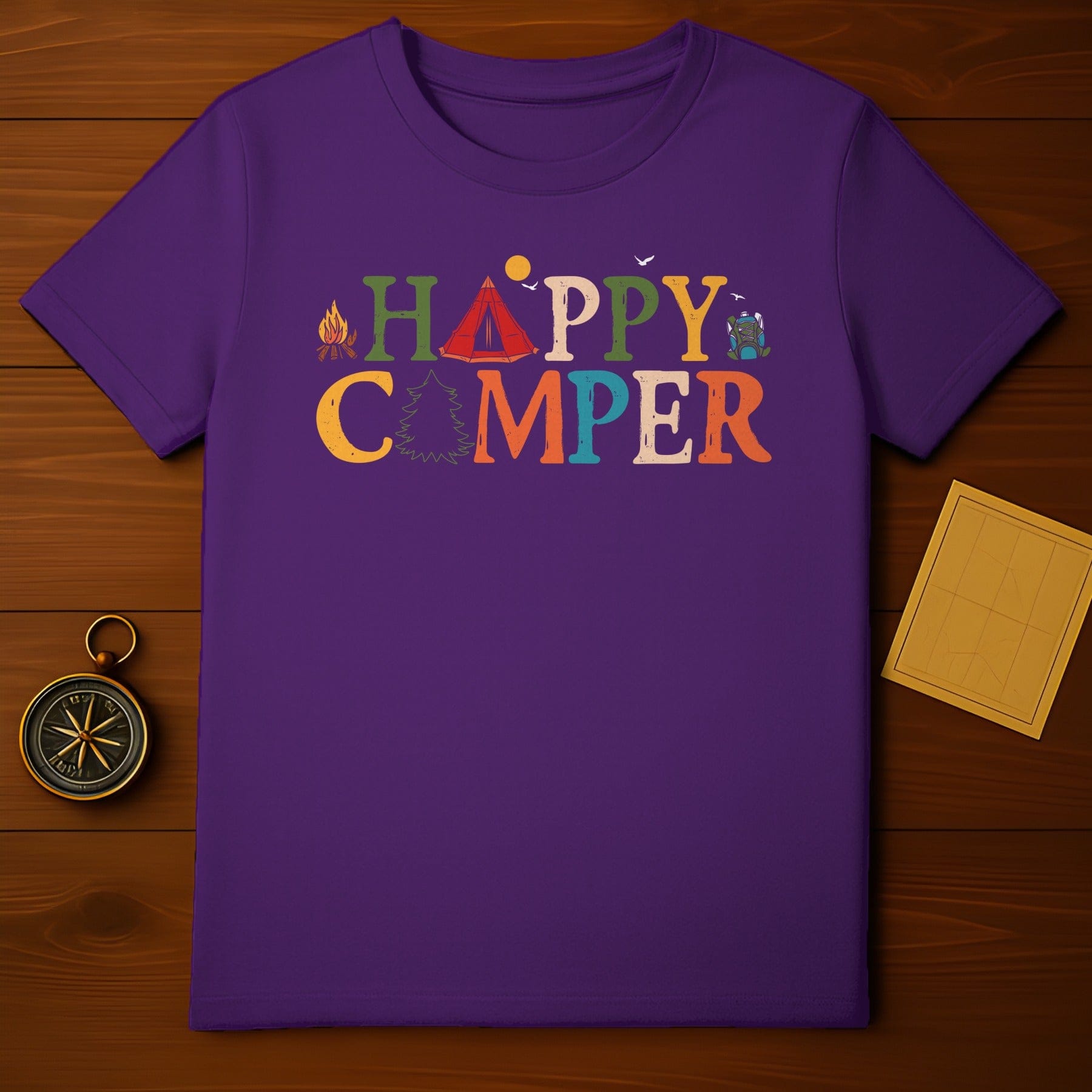 Retro Happy Camper T-Shirt