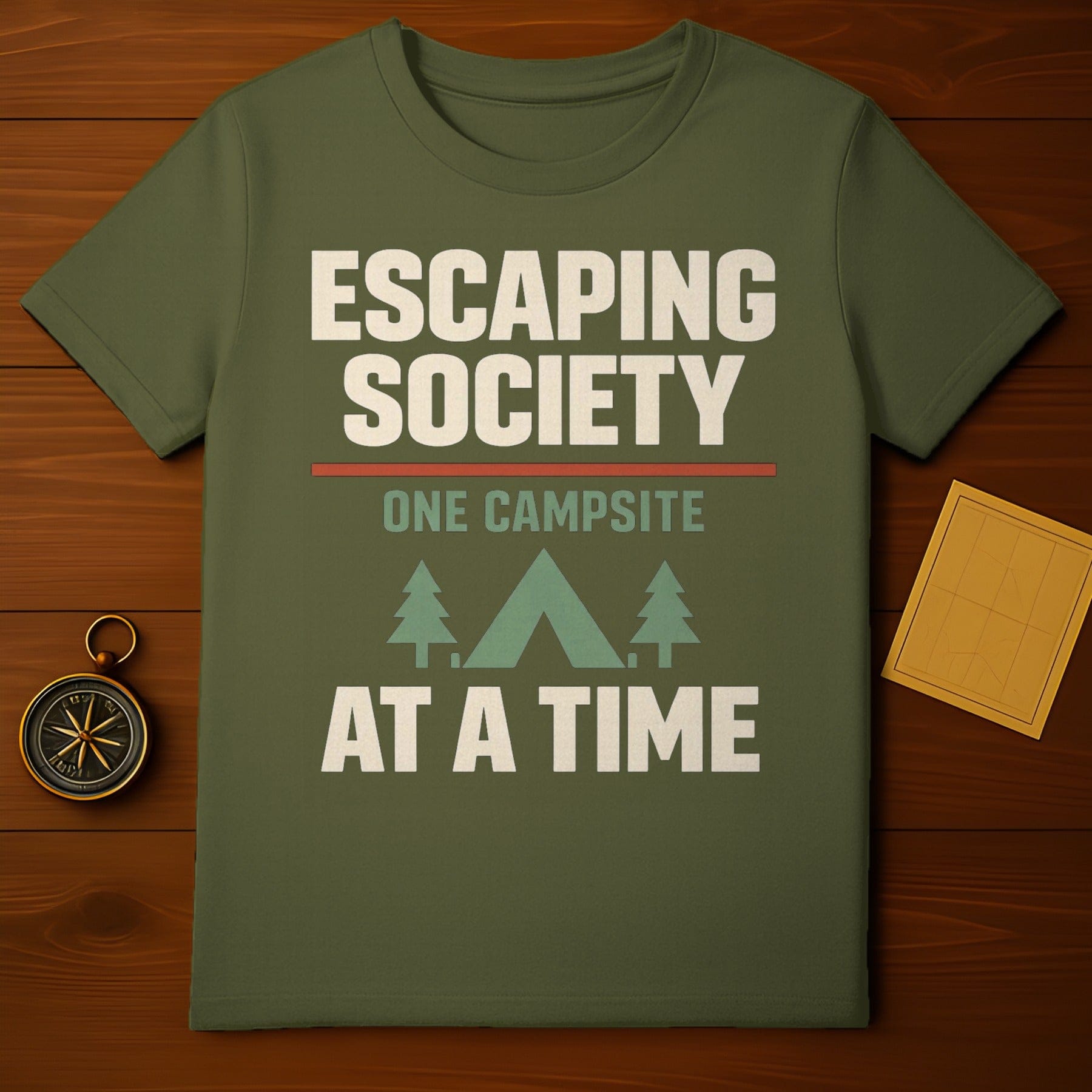 ESCAPING SOCIETY ONE CAMPSITE AT A TIME product type