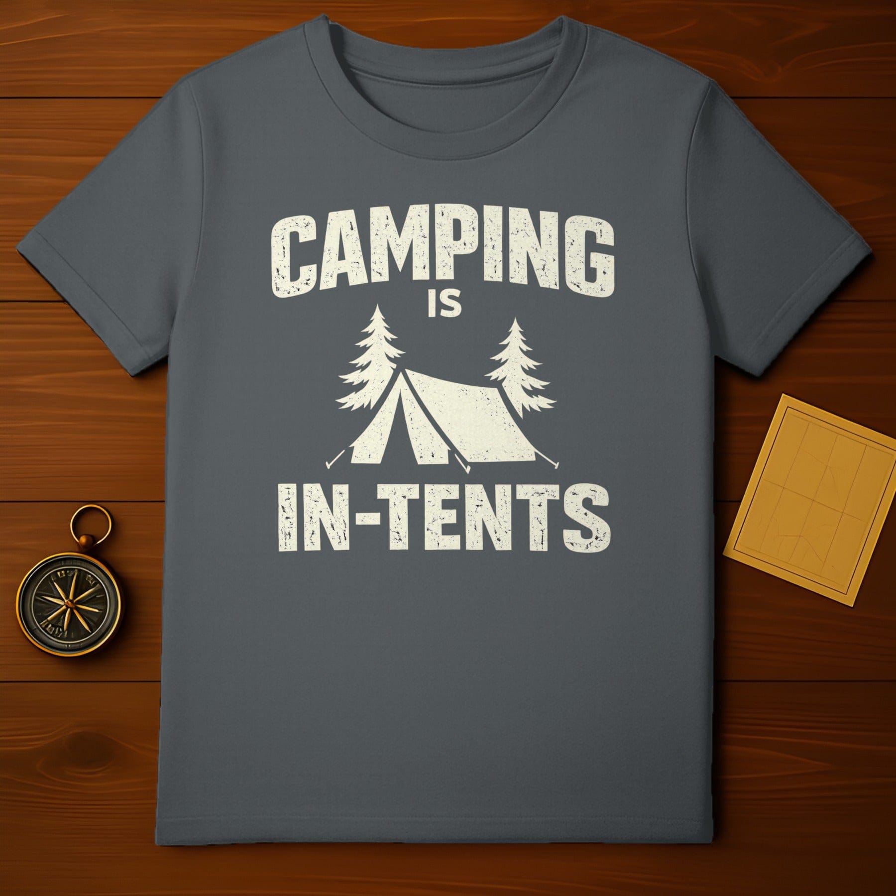CAMPING IS IN-TENTS Fun Graphic Outdoors Adventure product type