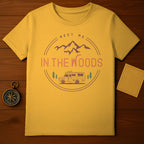 Meet Me in the Woods RV Camping Adventure T-shirt