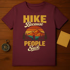 HIKE Because PEOPLE Suck Mountains Sunset Scene product type