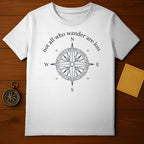 Not All Who Wander Are Lost Compass Design Shirt