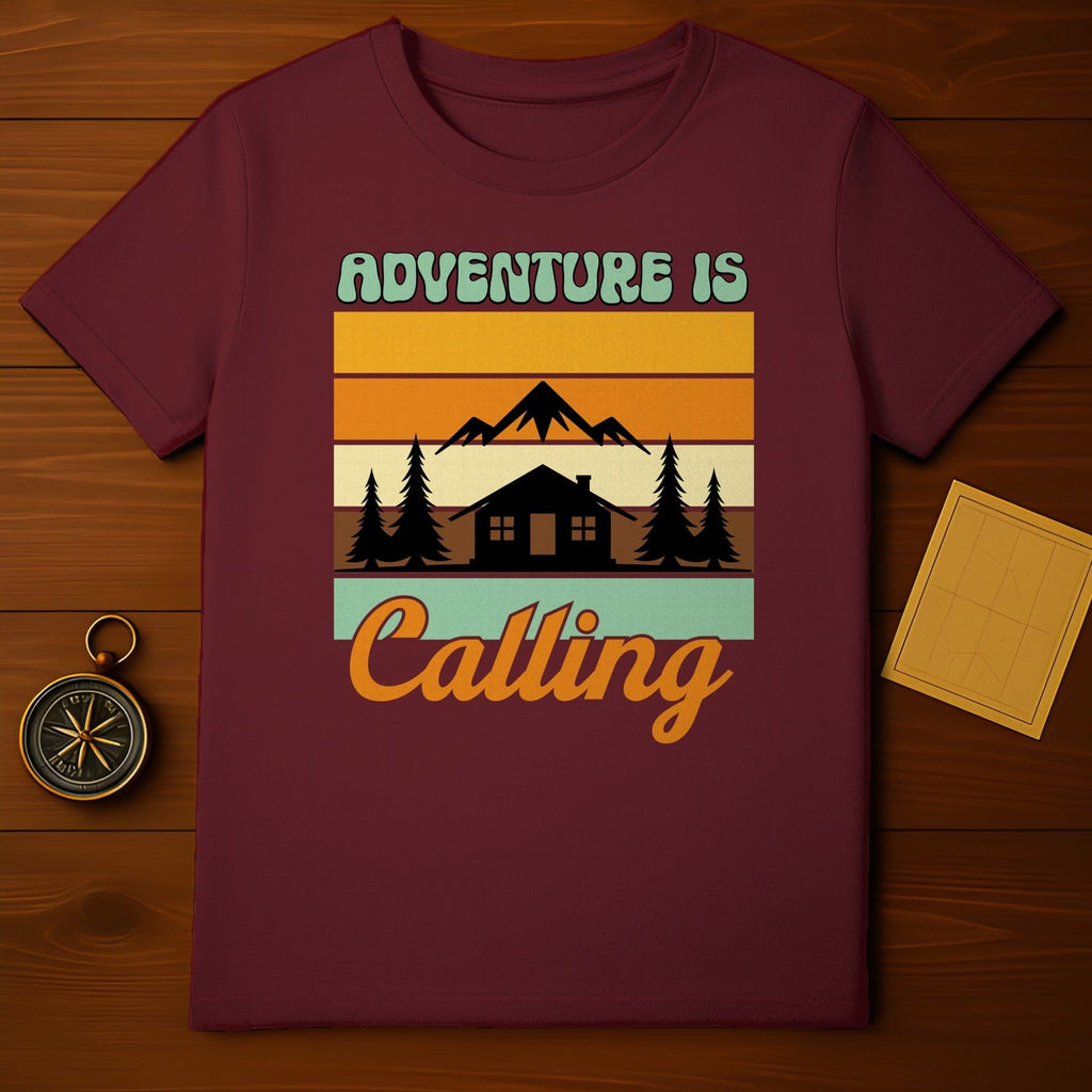 Adventure is Calling Graphic Tee for Enthusiasts