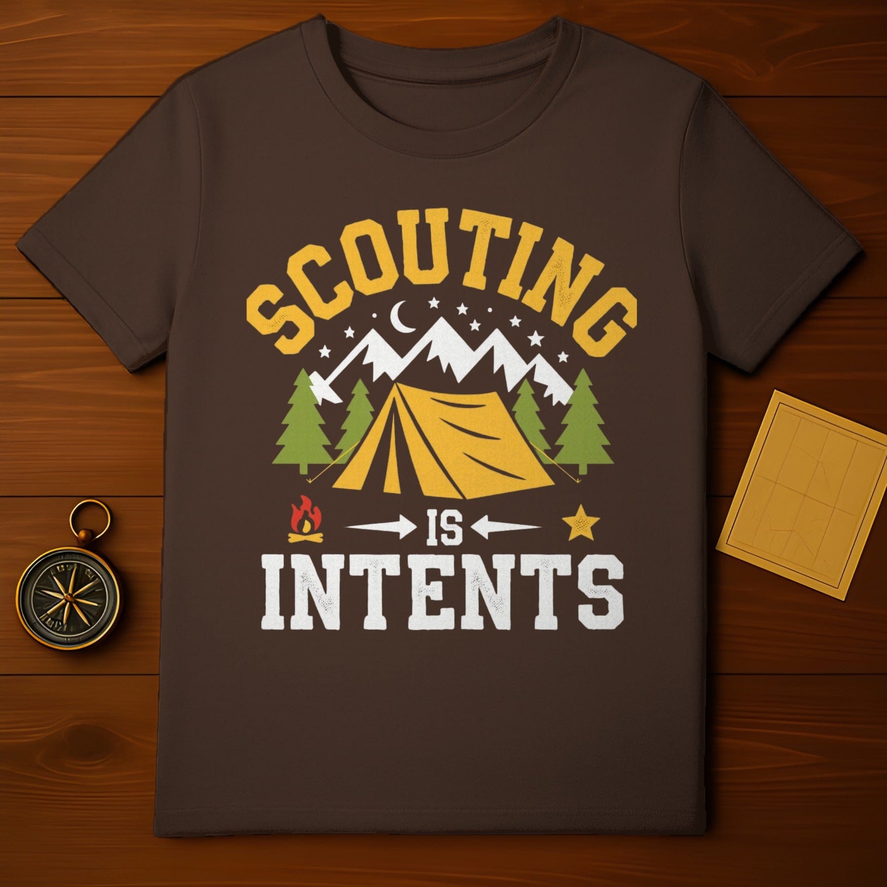 Scout In Tents T-Shirt