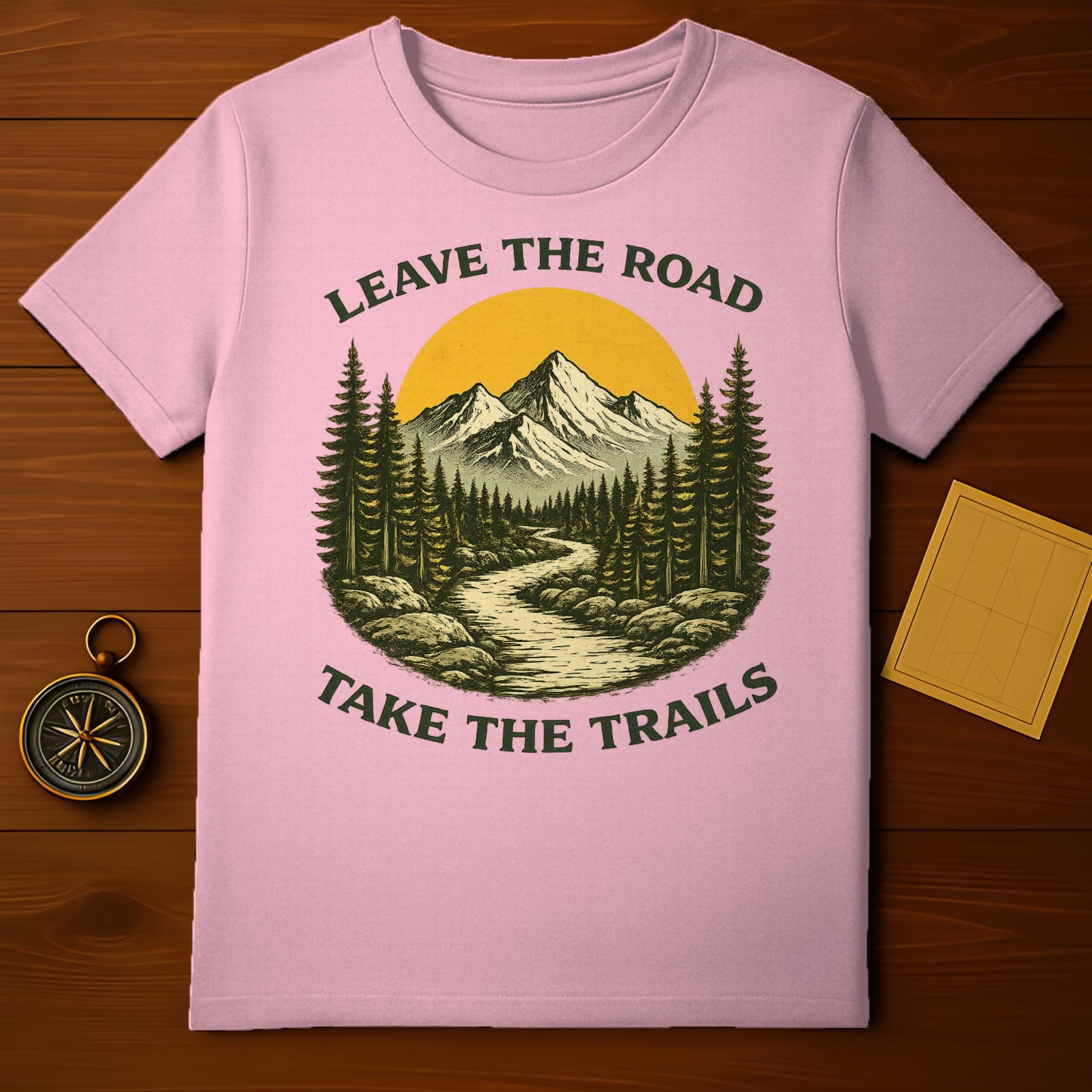 Leave The Road Take The Trails Graphic T-shirt