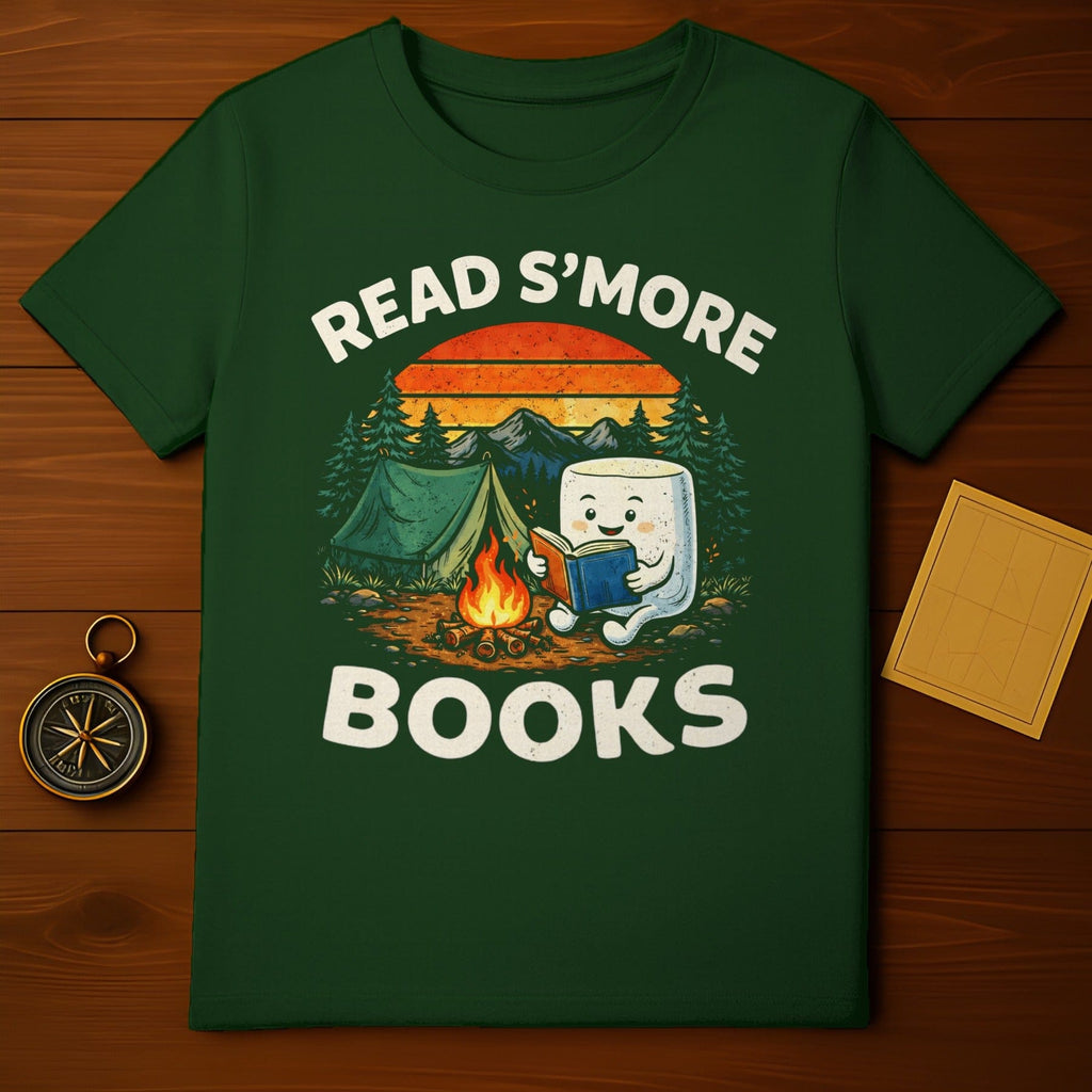 Read S'more Books Camping Graphic T-Shirt