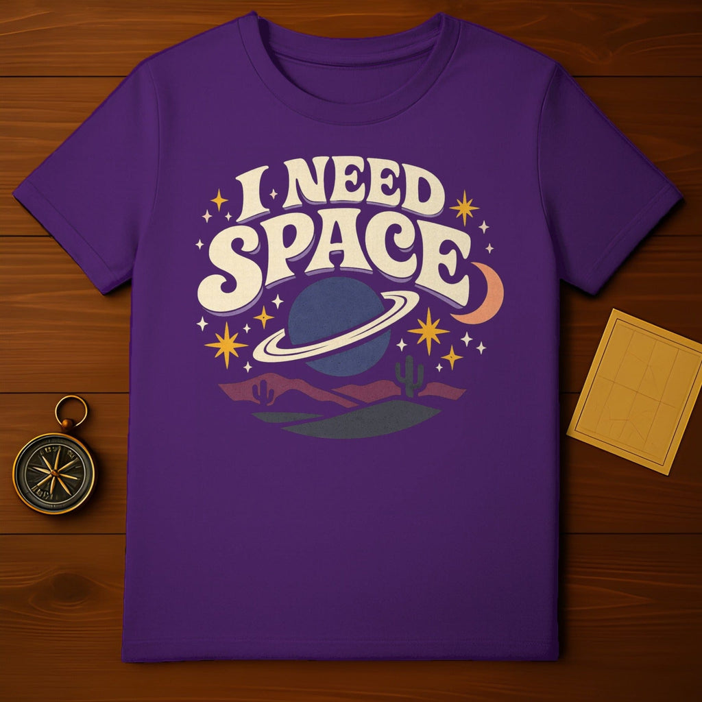 I NEED SPACE Galaxy Design Planet Stars Purple Product