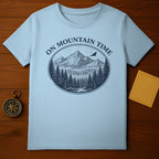 On Mountain Time Graphic Tee Shirt Adventure Apparel