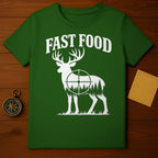 Fast Food Deer Graphic Hunting Shirt Product