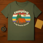 Camping is My Favorite Therapy Outdoor Graphic product type
Camping
Therapy
Outdoors
Nature
Tent
Trees
Moon
Sleep
Zzz
Adventure
Retro
Vintage
Graphic Tee
Forest
Wilderness
Mountains
Exploration
Camp Life
Nature Lover
Happy Camper
Outdoor Living