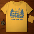 Live Love Camp Caravan Graphic T-Shirt