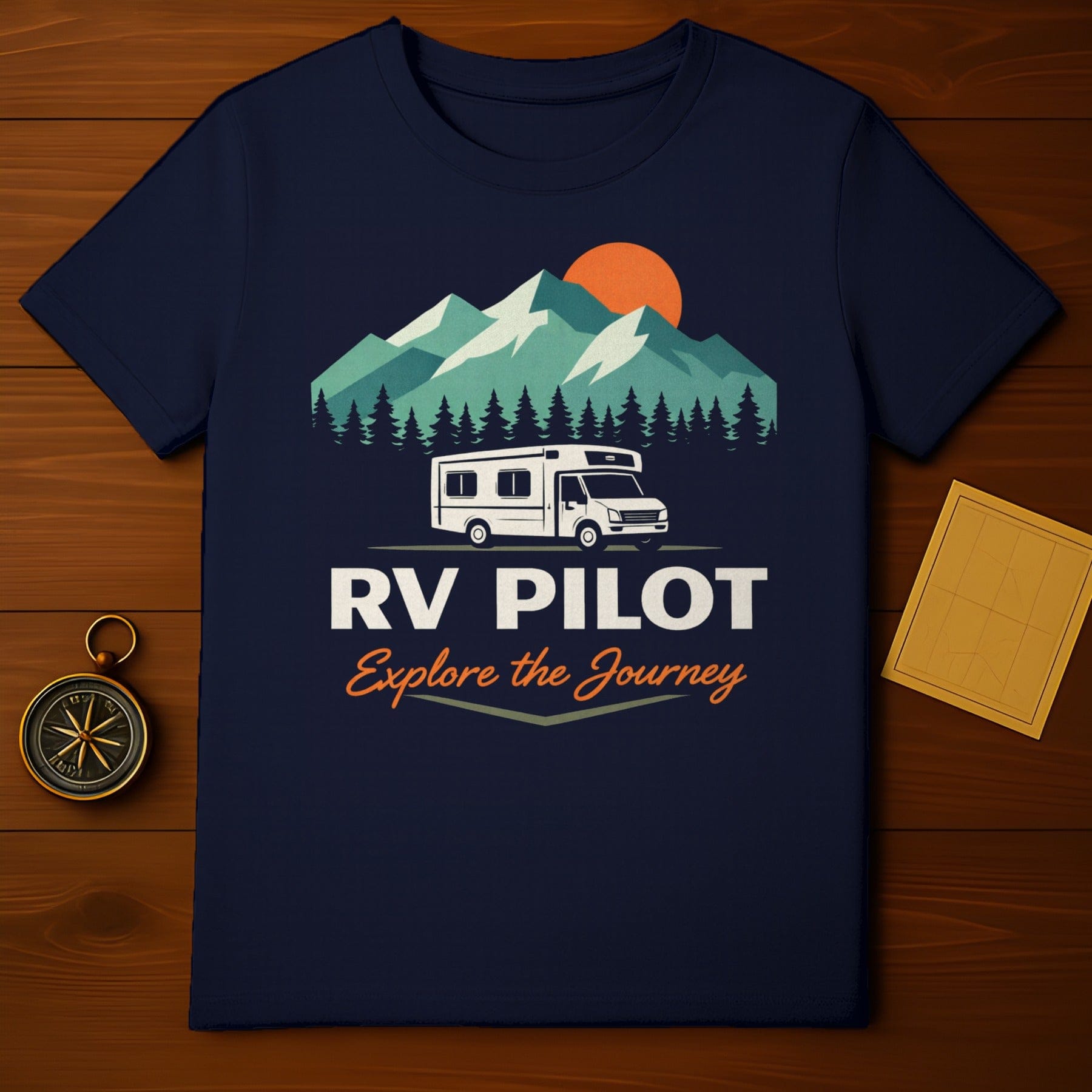 RV Pilot Explore the Journey Graphic T-shirt