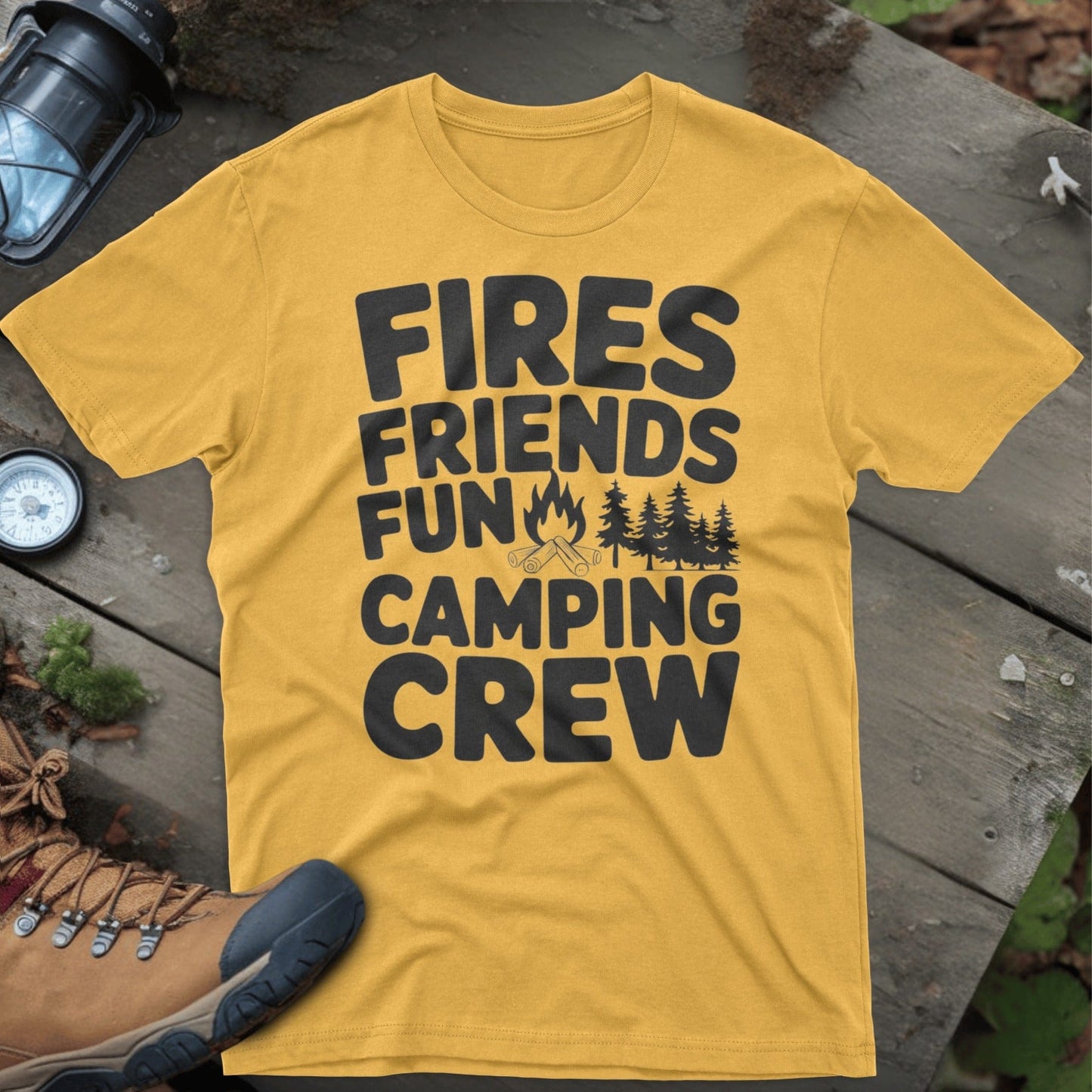 Fires Friends Fun Camping Crew T-shirt product