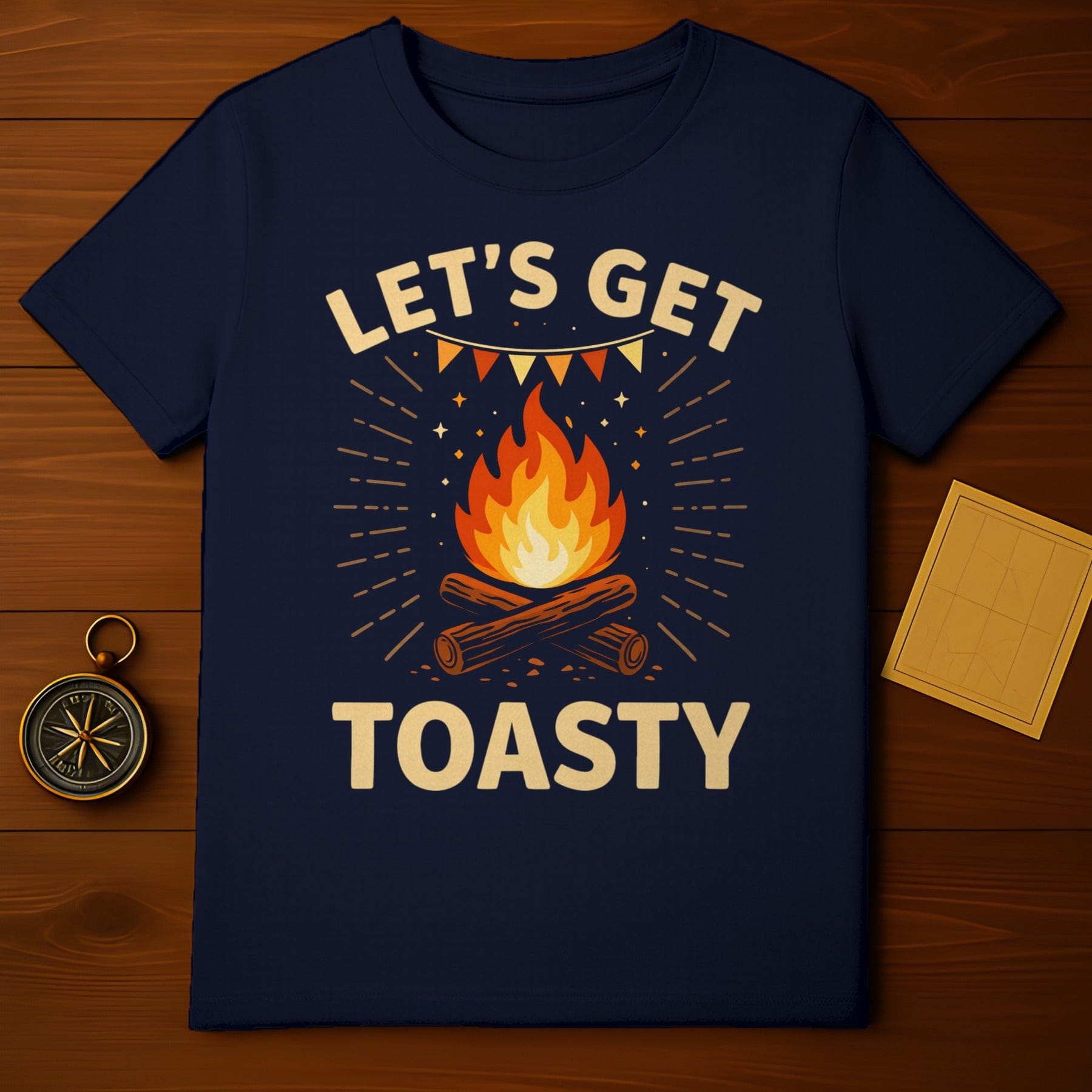 LET'S GET TOASTY Campfire Design Warmth Cozy product type