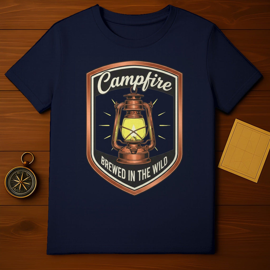 Campfire Brewed in the Wild Lantern Graphic Tee