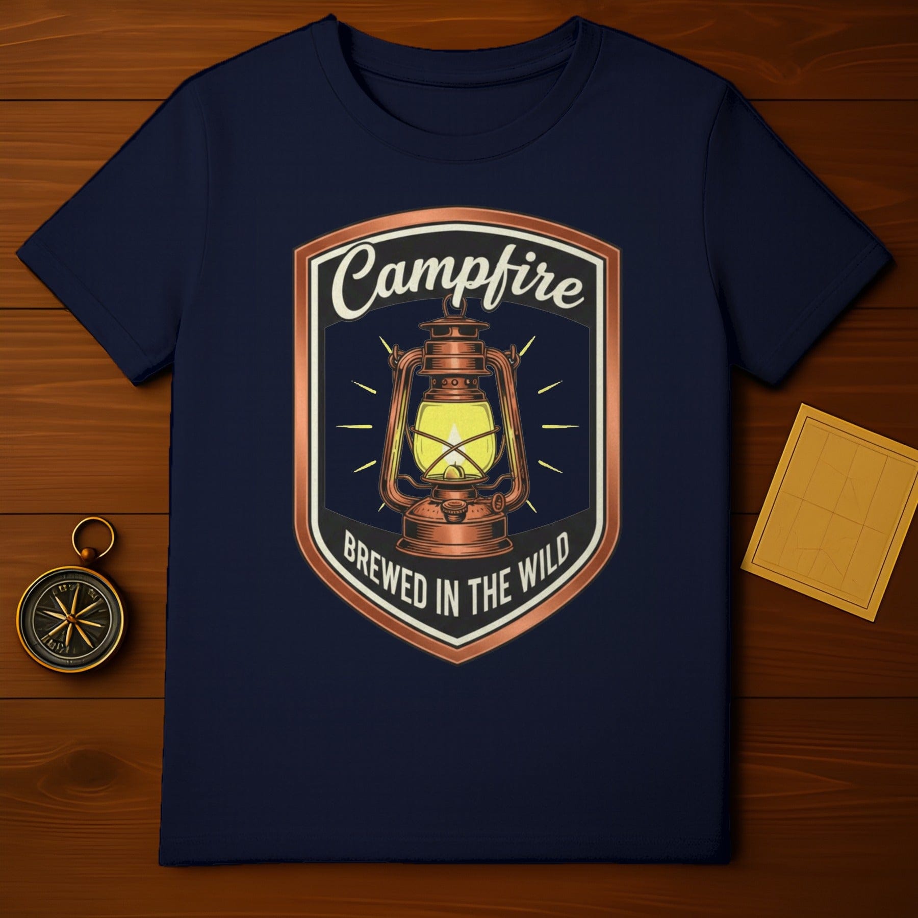 Campfire Brewed in the Wild Lantern Graphic Tee