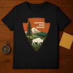 Bison Mountains Tree National Park Service product type
National Park Service
Bison
Mountains
Nature
Outdoors
Adventure
Travel
Wildlife
Forest
Pine Tree
Hiking
Camping
Explore
Vintage Style
Retro Design
USA Parks
Buffalo
Scenic Landscape
Park Symbol
American Icon
