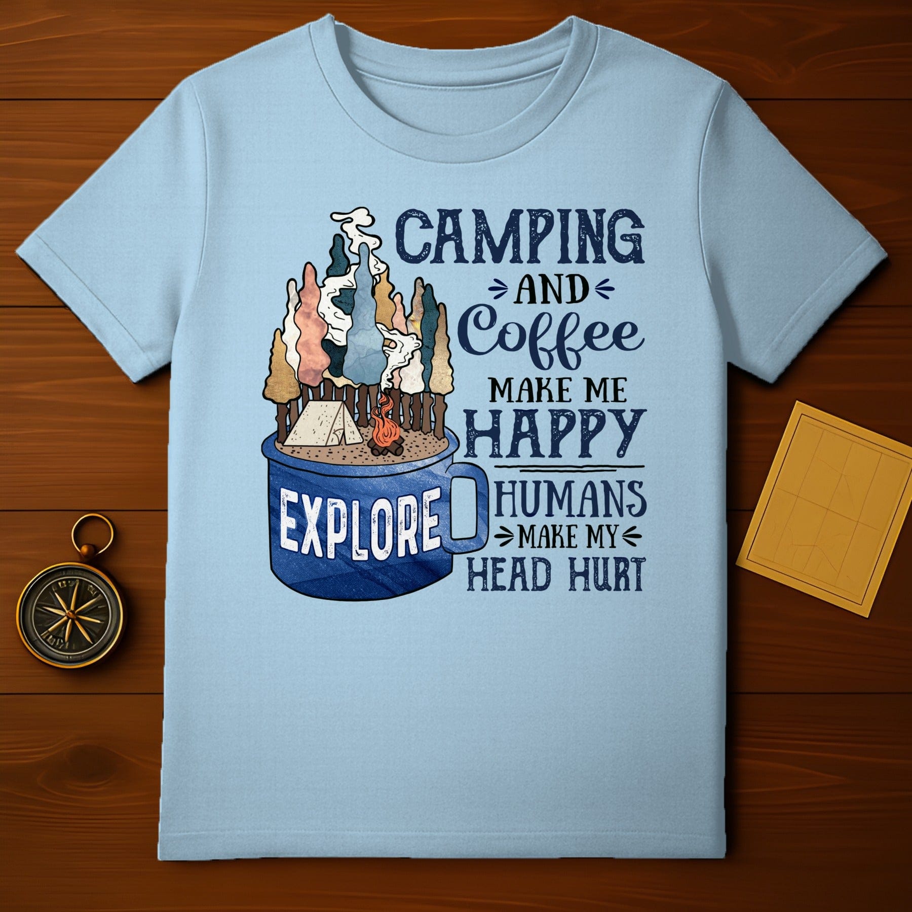 Camping & Coffee T-Shirt