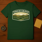 Touch Grass Scenic Design Casual Wear Shirt