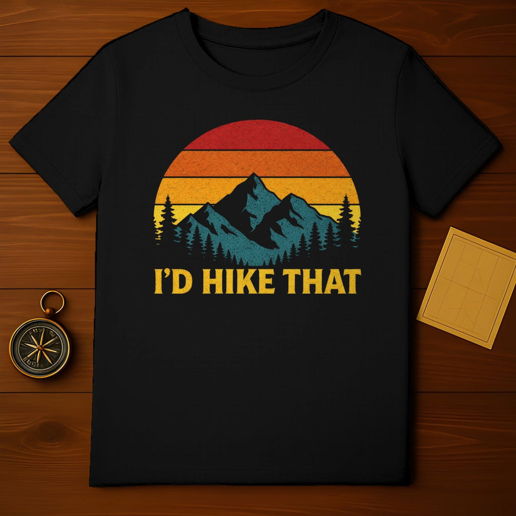 Scenic Mountain Sunset I'd Hike That Shirt
