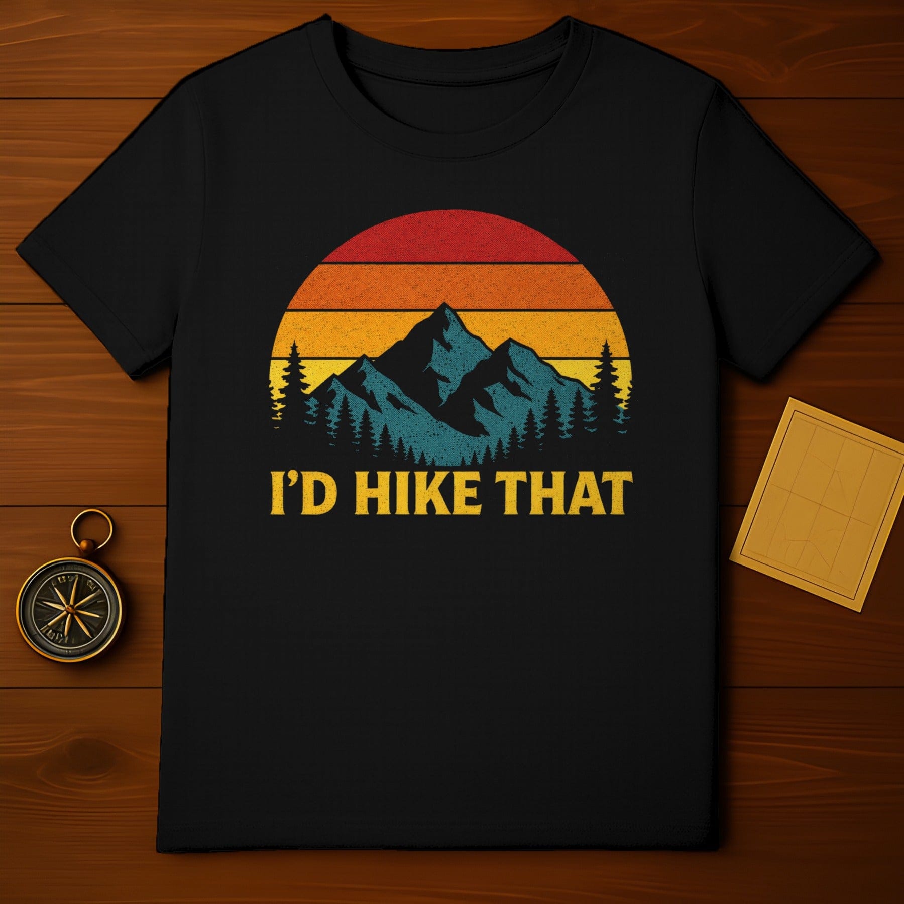 Scenic Mountain Sunset I'd Hike That Shirt