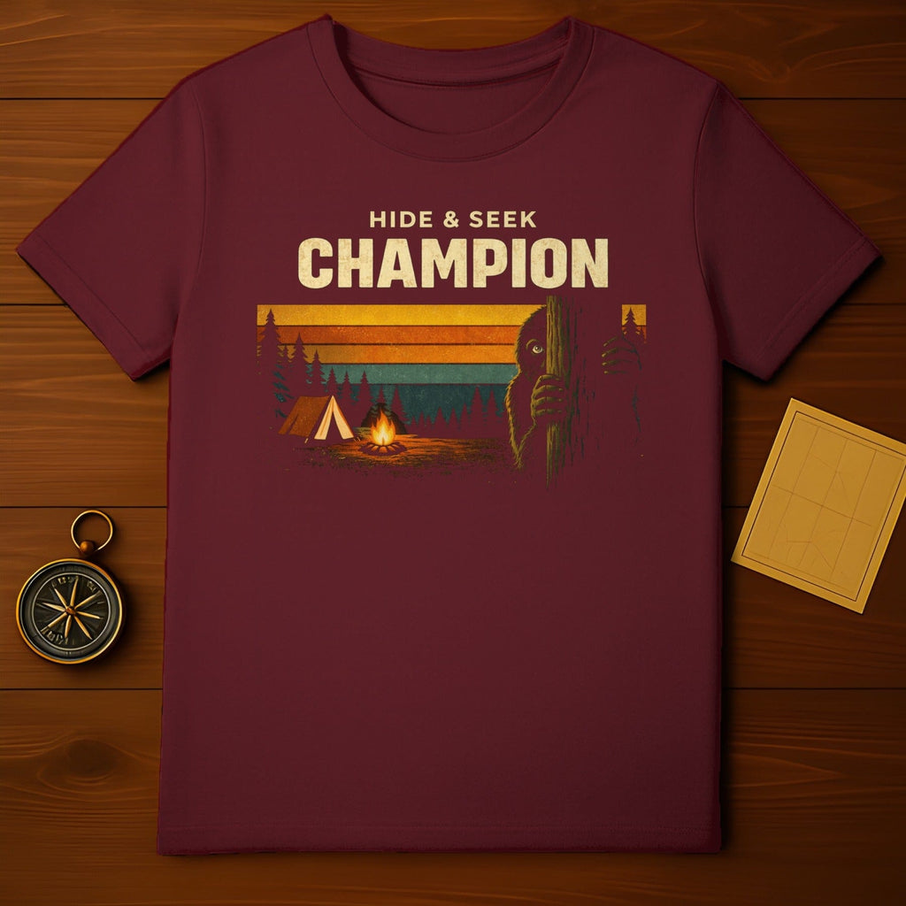 Hide and Seek Champion Camping T-shirt