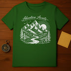 Adventure Awaits Green Mountain Design T-Shirt