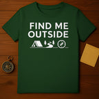 Find Me Outside Camping Adventure T-shirt