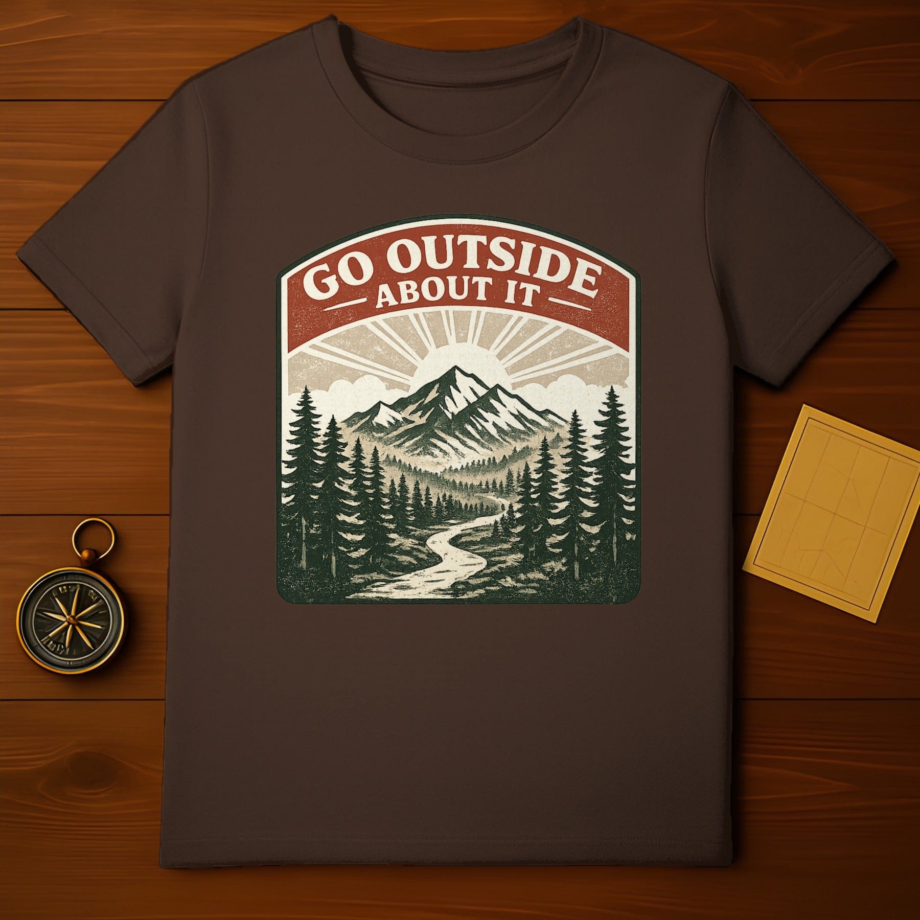 Go Outside About It Outdoor Adventure Tee
