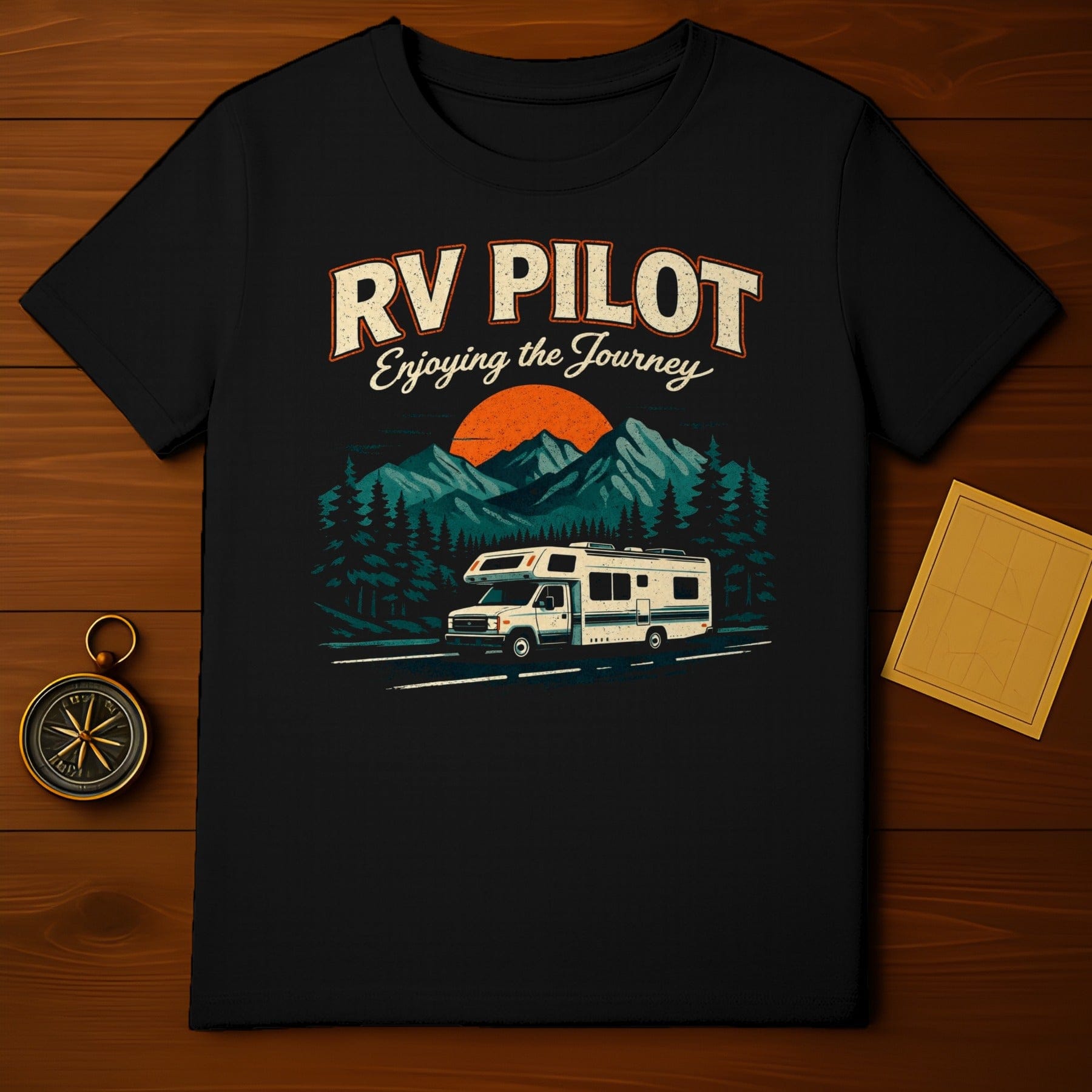 RV Pilot Enjoying the Journey Graphic Tee