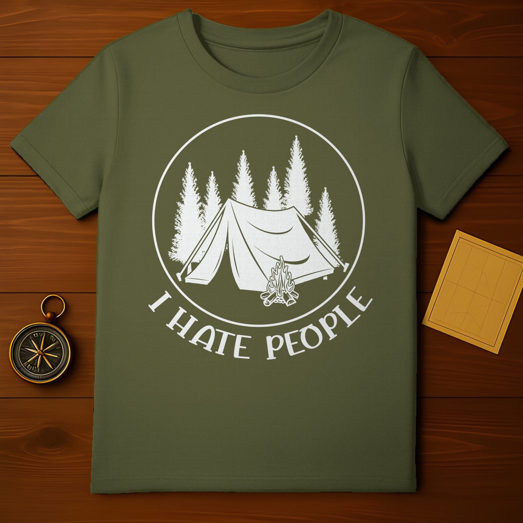 I Hate People Camping T-Shirt