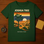 JOSHUA TREE NATIONAL PARK desert landscape graphic t-shirt product type
Joshua Tree, National Park, Desert Landscape, Retro Art, Vintage Design, Nature Graphic, California Park, Outdoor Exploration, Travel Apparel, Vacation Souvenir, Desert Tree, Mountain Scenery, Sunset View, National Monument, Park Lover, Unique Graphic, Green TShirt, Adventure Aesthetic, Retro Poster, Iconic Landmark