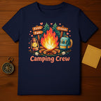 Fires Fun Friends Camping Crew T-shirt Camping Product