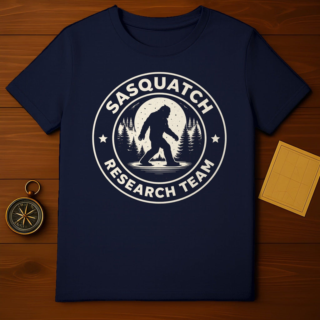 Sasquatch Research Team Bigfoot Graphic Moon Forest product type