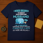 Married a Camping Lady T-Shirt
