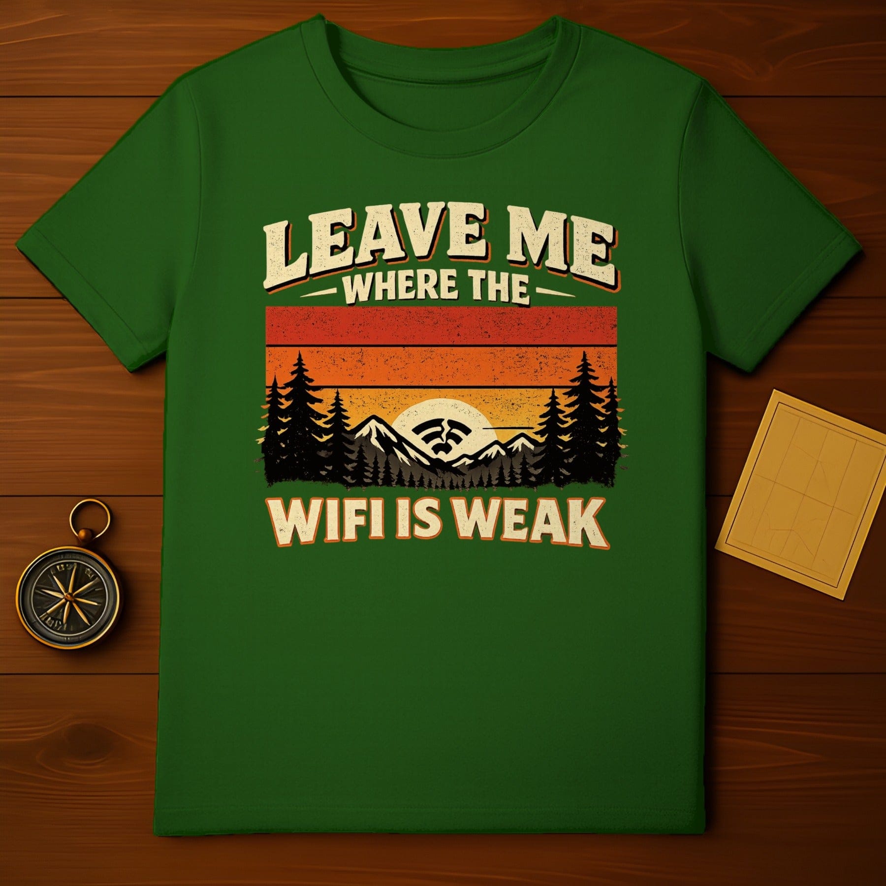 Leave Me Where The WiFi Is Weak Graphic T-Shirt