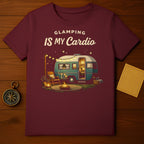 Glamping Is My Cardio Fun Campfire Adventure Shirt