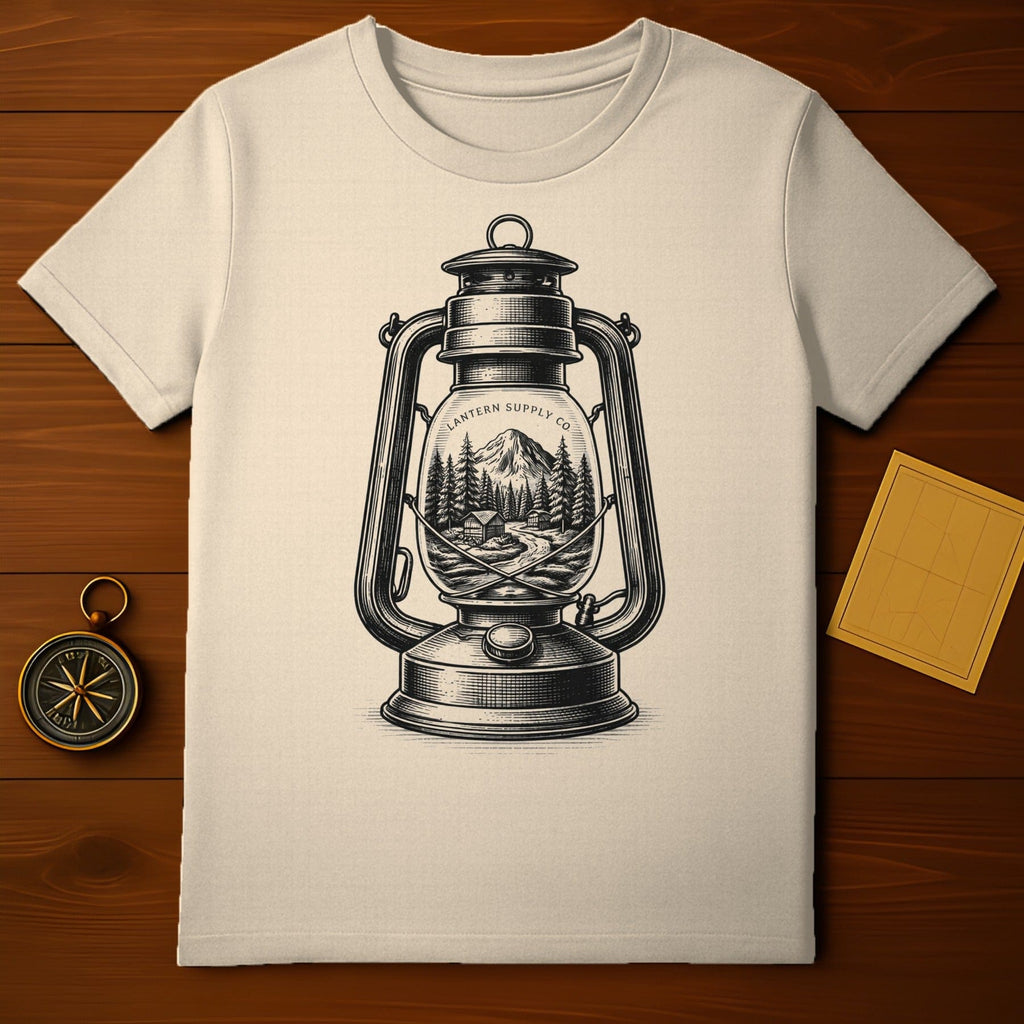 Lantern Supply Co Scenic Mountain Design T-shirt