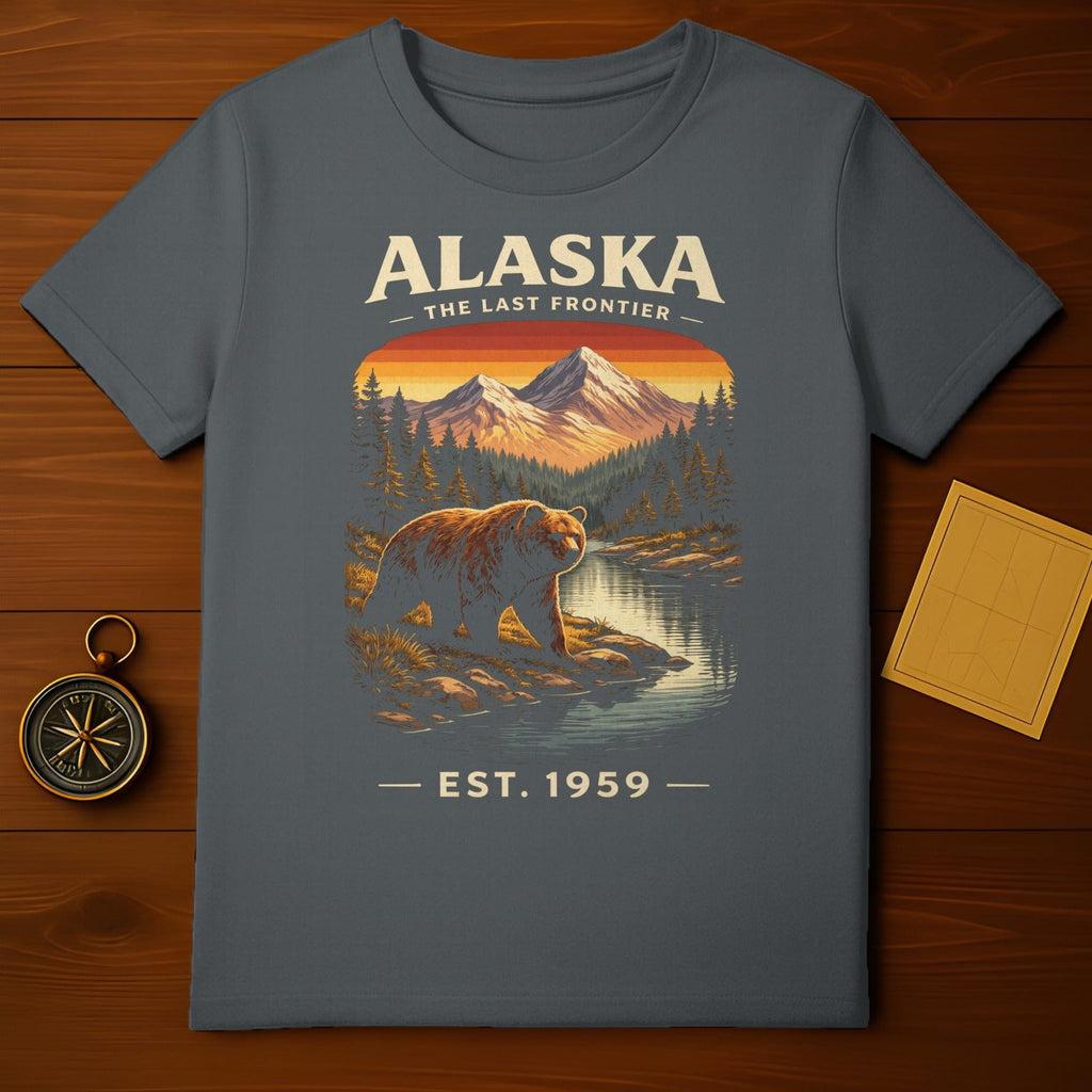 ALASKA THE LAST FRONTIER EST 1959 Bear Mountains t-shirt